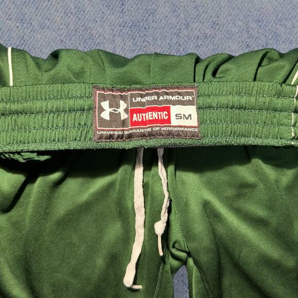 Vintage Under Armour Green Retro Athletic Shorts – Men’s Size Small - Picture 4 of 6